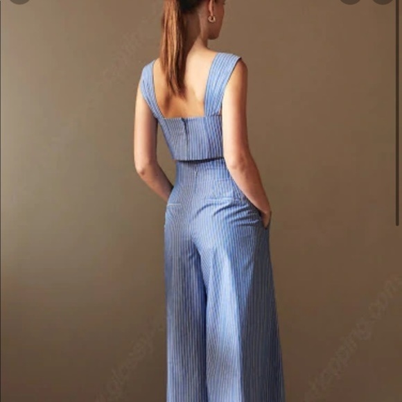 Babaton 1-01 Ida Cotton striped Crop top - Picture 3 of 8